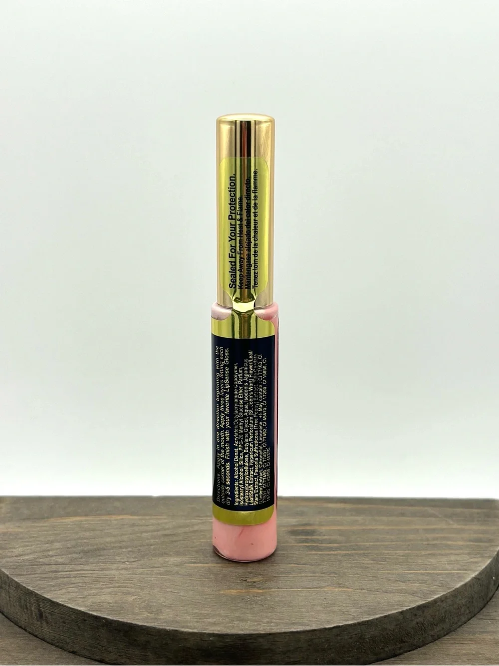 Lipsense Fire Opal NEW Pearlescent Golden Shimmer Milky Pink Liquid Lipstick